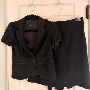 Banana Republic Pretty Black Blazer and Skirt Set